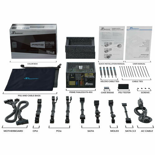 Seasonic PRIME PX Fanless - 450W