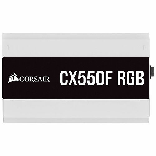 Corsair CX550F RGB (Blanc) - 550W