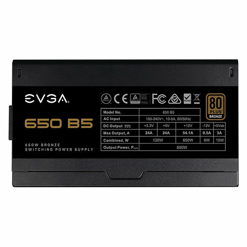 EVGA 650 B5 - 650W