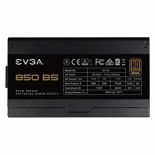 EVGA 850 B5 - 850W