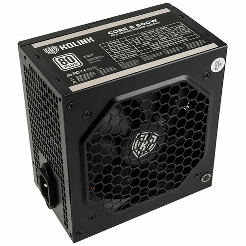 Kolink Core S Series 80 Plus - 500W (sans cordon secteur)