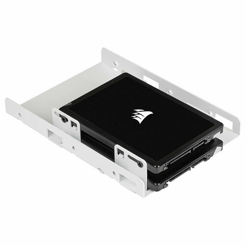 Support pour 2 SSD 2.5" dans baie 3.5" - Blanc - Corsair