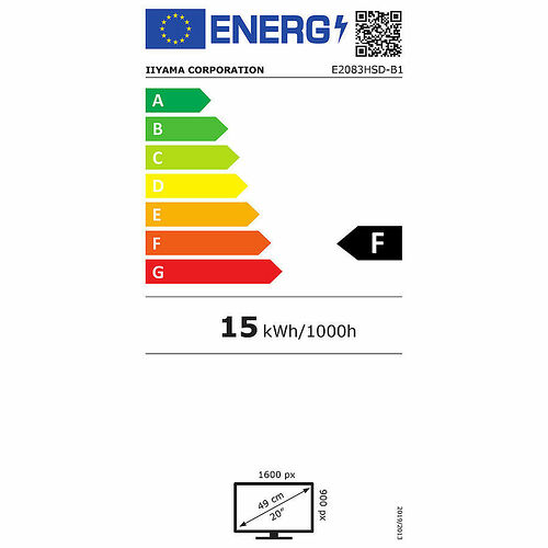 Iiyama ProLite E2083HSD-B1