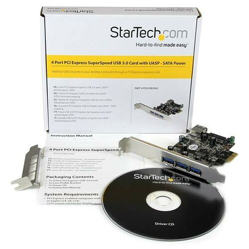 Startech Carte contrôleur USB 3.0, PCI-Express