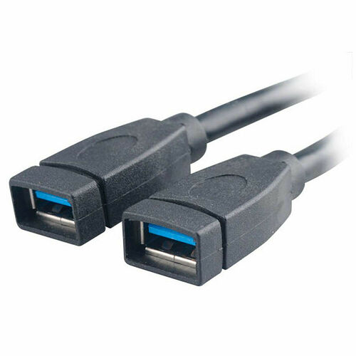 Câble adaptateur USB 3.0 interne vers 2 x USB 3.0 externe Akasa - 15 cm