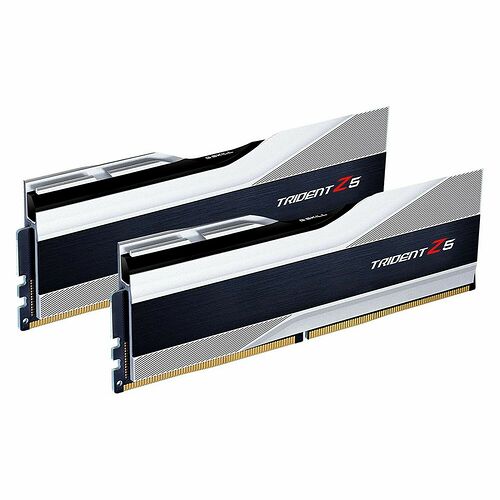 DDR5 G.Skill Trident Z Argent - 32 Go (2 x 16 Go) 6000 MHz - CAS 40