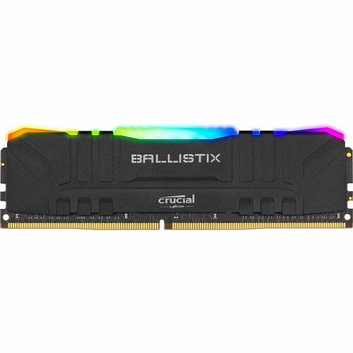 DDR4 Crucial Ballistix Black RGB - 16 Go (2 x 8 Go) 3200 MHz - CAS 16