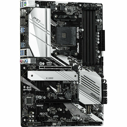 ASRock X570 Pro4 (avec mise à jour BIOS par nos soins)
