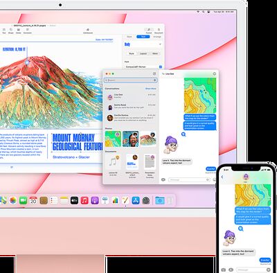 Apple iMac (2021) 24 pouces 1 To Bleu (MGPK3FN/A-16GB-1TB-MKPN) (image:4)