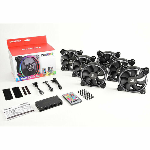 Enermax T.B RGB - 120 mm (Pack de 6)