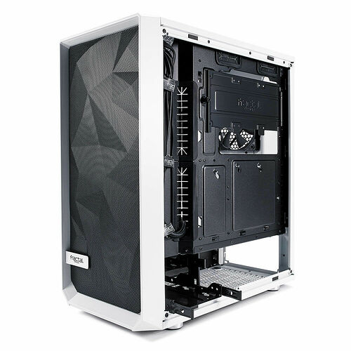 Fractal Design Meshify C Tempered Glass - Blanc