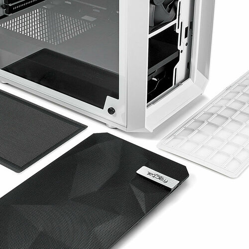 Fractal Design Meshify C Tempered Glass - Blanc