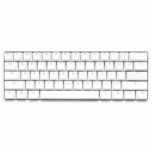 Ducky Channel One 2 Mini RGB Blanc (Cherry MX Blue) (AZERTY)