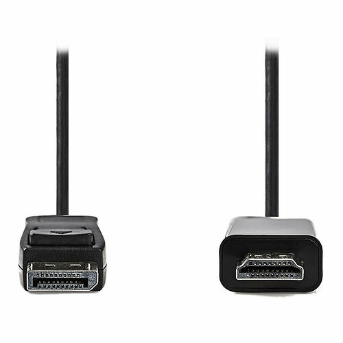 Nedis Câble DisplayPort Mâle vers HDMI Mâle - Noir - 1 m