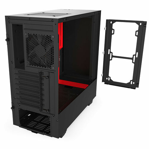 NZXT H510 - Noir mat/Rouge