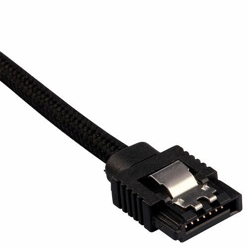 Corsair Câble SATA coudé & gainé - Noir - 30 cm