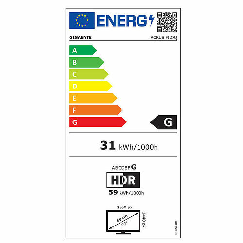 Gigabyte Aorus FI27Q Adaptive Sync