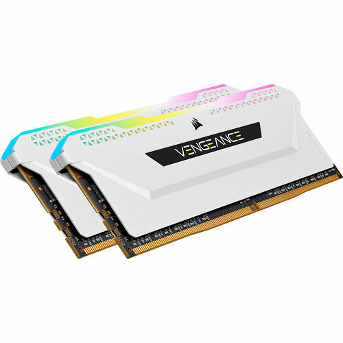 DDR4 Corsair Vengeance RGB PRO SL Blanc - 16 Go (2 x 8 Go) 3200 MHz - CAS 16