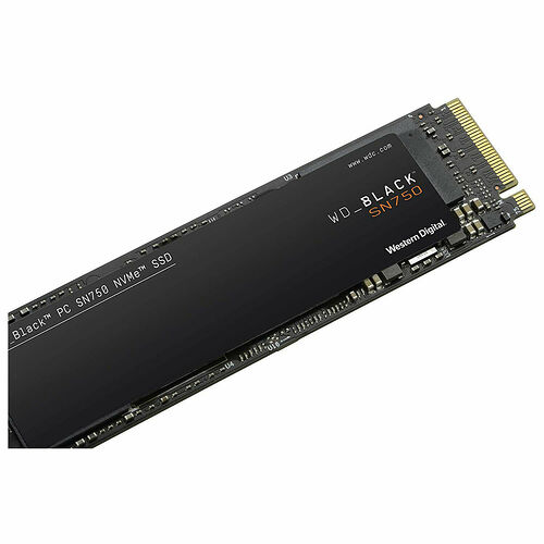 Western Digital WD Black SN750 500 Go
