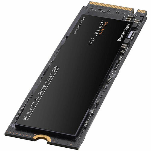 Western Digital WD Black SN750 500 Go