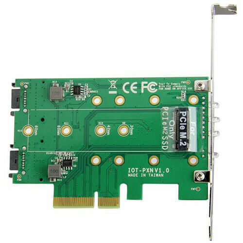 Carte contrôleur M.2 - PCI-Express - 3 ports - Startech - Carte