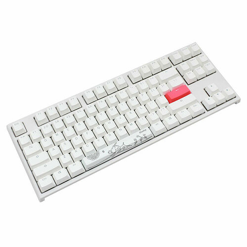 Ducky Channel One 2 TKL RGB Blanc (Cherry MX RGB Blue) (AZERTY)