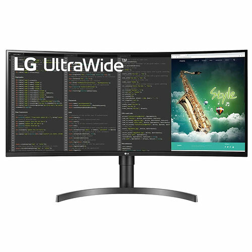 LG 35WN75C-B FreeSync (dalle incurvée)