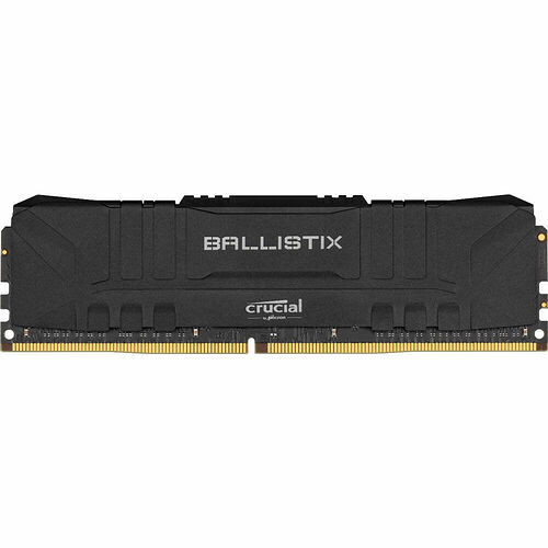 DDR4 Crucial Ballistix Black - 32 Go (2 x 16 Go) 3200 MHz - CAS 16