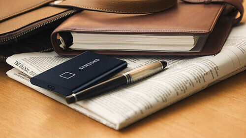 Samsung T7 Touch, 500 Go, Noir (image:2)