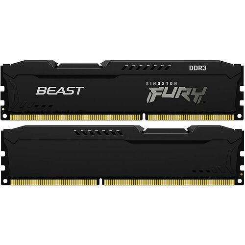 DDR3 Kingston Fury Beast - 16 Go (2 x 8 Go) 1600 MHz - CAS 10