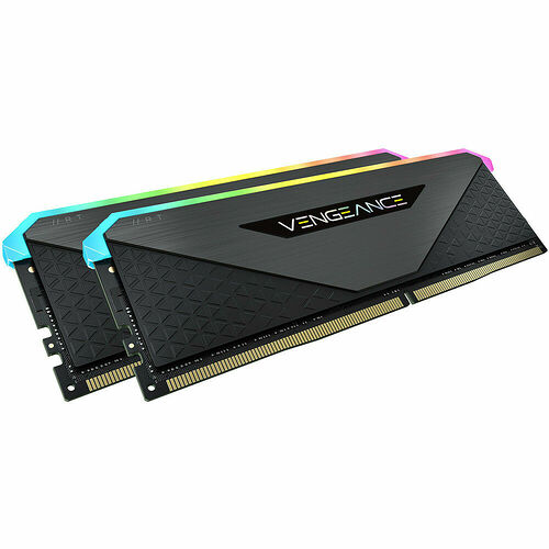DDR4 Corsair Vengeance RGB RT Noir - 32 Go (2 x 16 Go) 3200 MHz - CAS 16