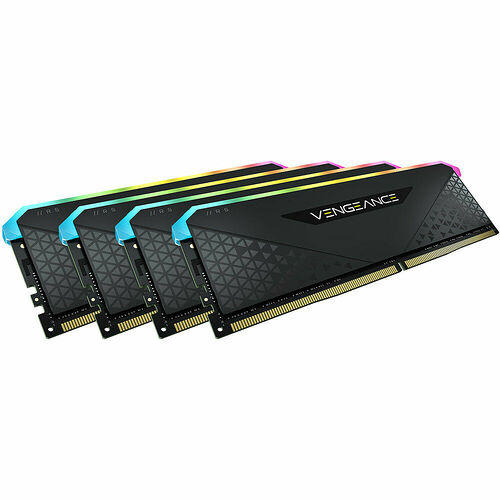 DDR4 Corsair Vengeance RGB RS Noir - 32 Go (4 x 8 Go) 3200 MHz - CAS 16