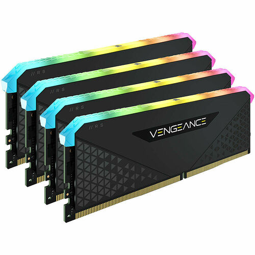 DDR4 Corsair Vengeance RGB RS Noir - 32 Go (4 x 8 Go) 3200 MHz - CAS 16