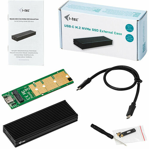 i-tec MySafe USB-C M.2 NVMe Drive Metal