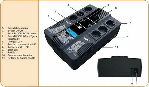 Infosec Zen-X800 - 6 prises