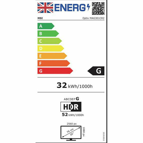MSI Optix MAG301CR2 FreeSync (dalle incurvée)
