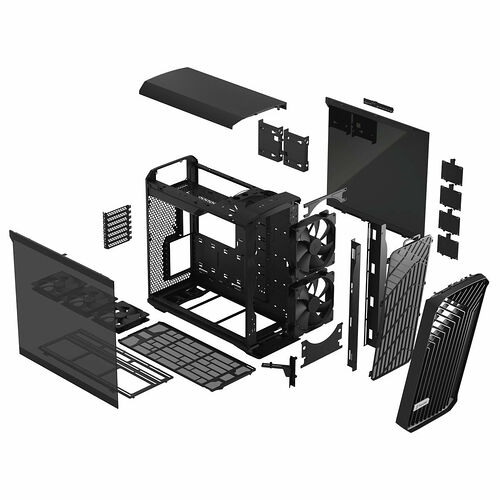Fractal Design Torrent TG Dark - Noir