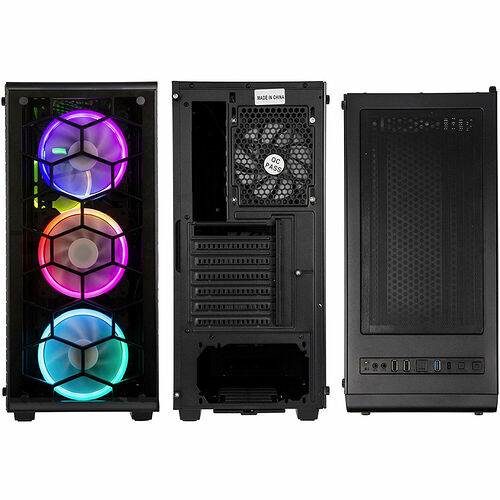 Kolink Observatory RGB Tempered Glass - Noir