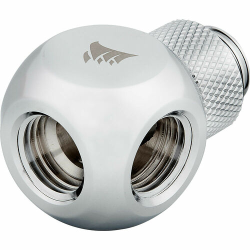 Corsair Hydro X Series XF Rotary Y-Splitter - Chrome