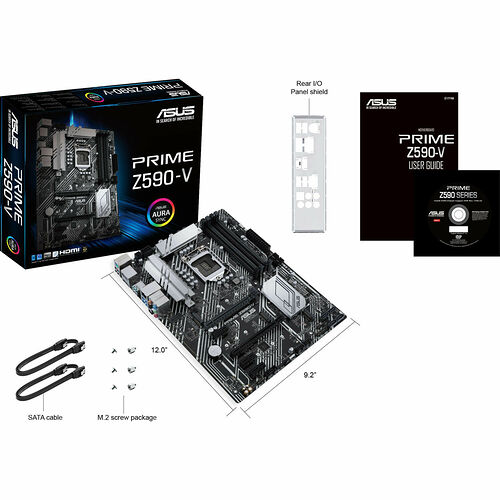 Kit évo Intel Core i7-11700K + Asus Z590-V + Be Quiet ! Dark Rock 4 + 16 Go