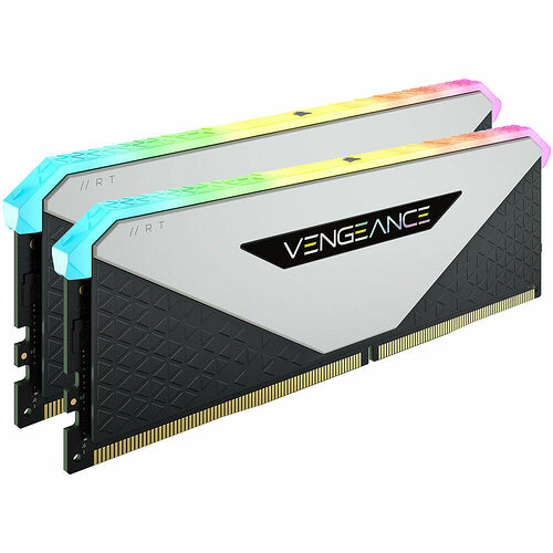 DDR4 Corsair Vengeance RGB RT Blanc - 16 Go (2 x 8 Go) 3200 MHz - CAS 16