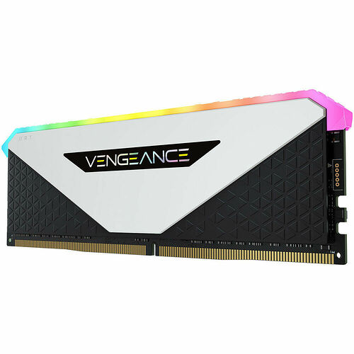 DDR4 Corsair Vengeance RGB RT Blanc - 16 Go (2 x 8 Go) 3200 MHz - CAS 16