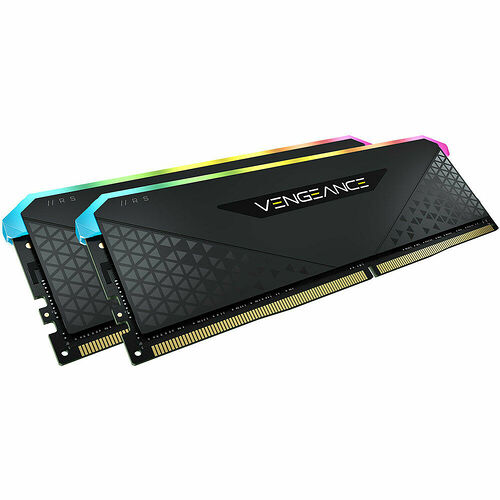 DDR4 Corsair Vengeance RGB RS Noir - 16 Go (2 x 8 Go) 3200 MHz - CAS 16