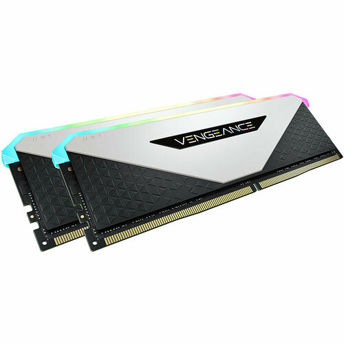 DDR4 Corsair Vengeance RGB RT Blanc - 16 Go (2 x 8 Go) 3200 MHz - CAS 16