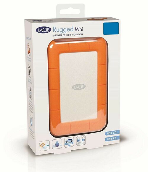 LaCie Rugged Mini 5 To - Orange