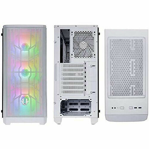 BitFenix Nova Mesh Tempered Glass ARGB - Blanc