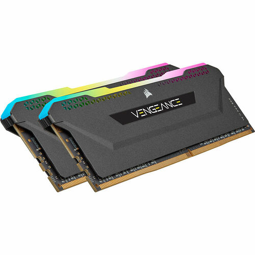 DDR4 Corsair Vengeance RGB PRO SL Noir - 32 Go (2 x 16 Go) 3600 MHz - CAS 18