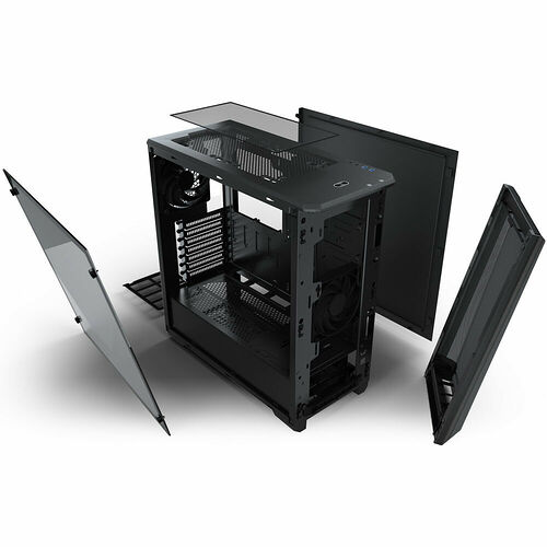 Phanteks Eclipse P400A Tempered Glass - Satin Black
