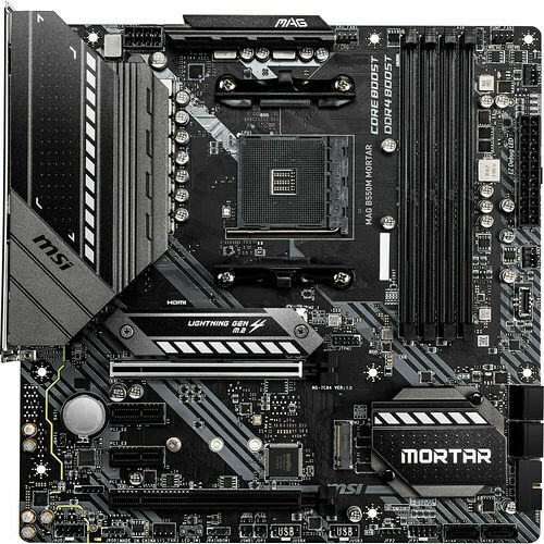 MSI MAG B550M Mortar (déjà compatible Ryzen 5XXX)