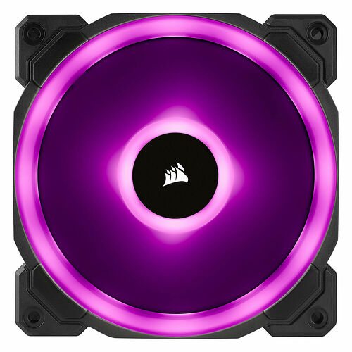 Corsair LL120 RGB - 120 mm (Pack de 3) + Contrôleur et Hub RGB
